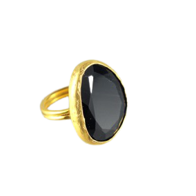 Seville Black Cocktail Ring