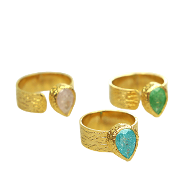 Cadix Tourmaline Ring, Emerald