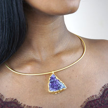 Load image into Gallery viewer, Agata  Amethyst Choker
