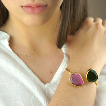 Load image into Gallery viewer, Ice &amp; Green Seville Bracelet
