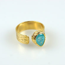 Load image into Gallery viewer, Cadix Tourmaline Ring, Azure
