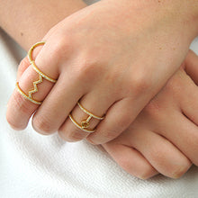 Load image into Gallery viewer, THE &#39;ZIGZAG&#39; RING
