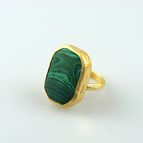 Malachite Cocktail Ring