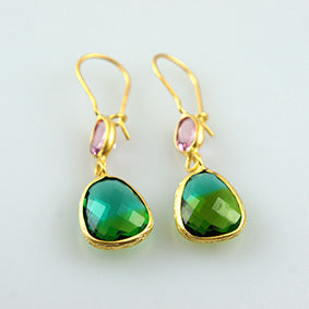 Crystal Teardrop Earrings