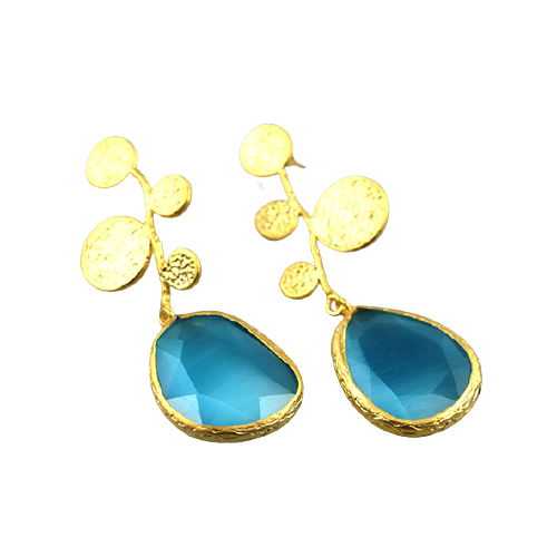Seville Blue Blossom Earrings