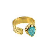 Load image into Gallery viewer, Cadix Tourmaline Ring, Azure
