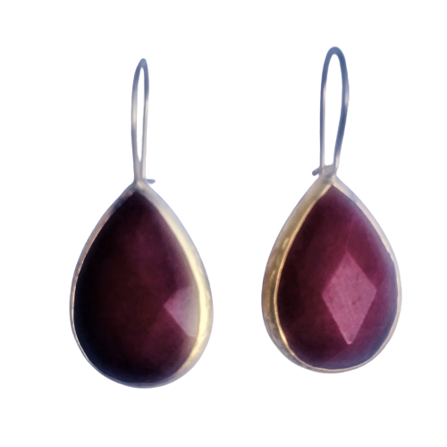 Carnelian Teardrop Earrings