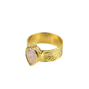 Cadix Tourmaline Ring, Soft Pink