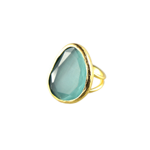 Load image into Gallery viewer, Seville Acqua Green Cocktail Ring
